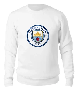 Заказать свитшот в Москве. Женский свитшот хлопковый Manchester City от Polilog - готовые дизайны и нанесение принтов.