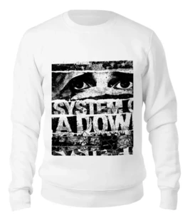 Заказать свитшот в Москве. Женский свитшот хлопковый System Of A Down от inPrintio - готовые дизайны и нанесение принтов.