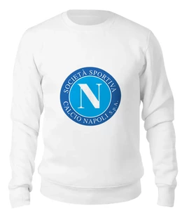 Заказать свитшот в Москве. Женский свитшот хлопковый Calcio Napoli от THE_NISE  - готовые дизайны и нанесение принтов.