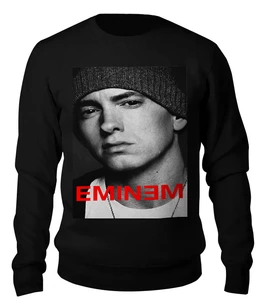 Заказать свитшот в Москве. Женский свитшот хлопковый Eminem от THE_NISE  - готовые дизайны и нанесение принтов.