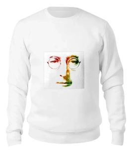 Заказать свитшот в Москве. Женский свитшот хлопковый Джон Леннон  от nazarby - готовые дизайны и нанесение принтов.