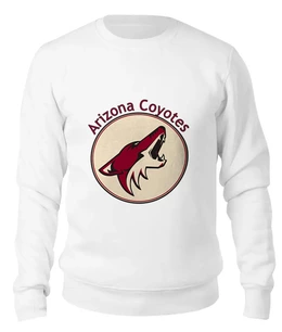 Заказать свитшот в Москве. Женский свитшот хлопковый Arizona Coyotes от kspsshop - готовые дизайны и нанесение принтов.