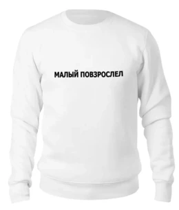 Заказать свитшот в Москве. Женский свитшот хлопковый Макс Корж (две стороны) от DESIGNER   - готовые дизайны и нанесение принтов.