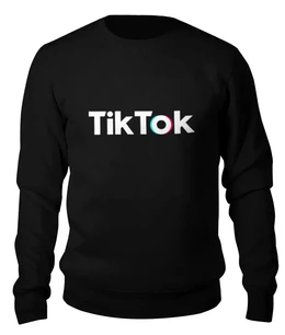 Заказать свитшот в Москве. Женский свитшот хлопковый TikTok  от DESIGNER   - готовые дизайны и нанесение принтов.