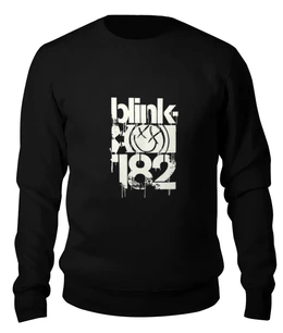 Заказать свитшот в Москве. Женский свитшот хлопковый blink-182 smile shirt от slider - готовые дизайны и нанесение принтов.