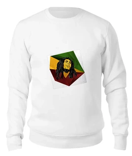 Заказать свитшот в Москве. Женский свитшот хлопковый Bob Marley от Alexander Volkov Lixolese - готовые дизайны и нанесение принтов.