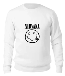 Заказать свитшот в Москве. Женский свитшот хлопковый Nirvana (Нирвана) от originals - готовые дизайны и нанесение принтов.