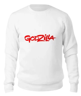 Заказать свитшот в Москве. Женский свитшот хлопковый Godzilla от THE_NISE  - готовые дизайны и нанесение принтов.