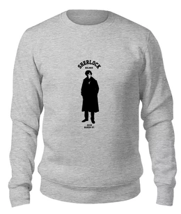 Заказать свитшот в Москве. Женский свитшот хлопковый Шерлок Холмс (Sherlock Holmes) от coolmag - готовые дизайны и нанесение принтов.