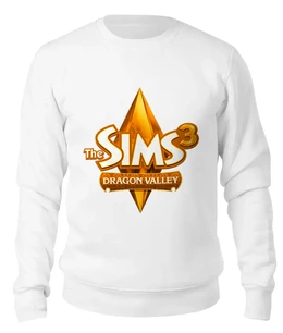 Заказать свитшот в Москве. Женский свитшот хлопковый The Sims 3 от THE_NISE  - готовые дизайны и нанесение принтов.