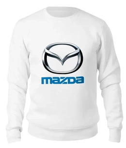 Заказать свитшот в Москве. Женский свитшот хлопковый MAZDA от DESIGNER   - готовые дизайны и нанесение принтов.