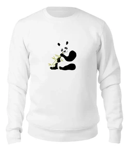 Заказать свитшот в Москве. Женский свитшот хлопковый Панда от ПРИНТЫ ПЕЧАТЬ  - готовые дизайны и нанесение принтов.