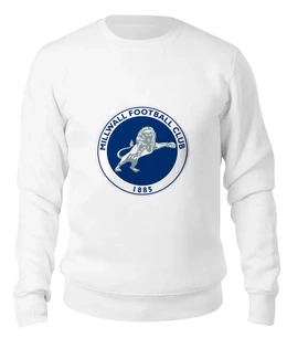 Заказать свитшот в Москве. Женский свитшот хлопковый Millwall FC logo hoodie от Millwall Supporters Club Russia - готовые дизайны и нанесение принтов.