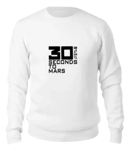 Заказать свитшот в Москве. Женский свитшот хлопковый 30 Seconds To Mars от coolmag - готовые дизайны и нанесение принтов.