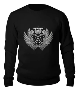 Заказать свитшот в Москве. Женский свитшот хлопковый Linkin Park - logo от Денис - готовые дизайны и нанесение принтов.