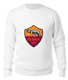 Заказать свитшот в Москве. Женский свитшот хлопковый FC Roma от THE_NISE  - готовые дизайны и нанесение принтов.