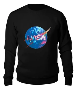Заказать свитшот в Москве. Женский свитшот хлопковый  Знак NASA от THE_NISE  - готовые дизайны и нанесение принтов.