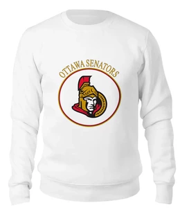 Заказать свитшот в Москве. Женский свитшот хлопковый Ottawa Senators от kspsshop - готовые дизайны и нанесение принтов.