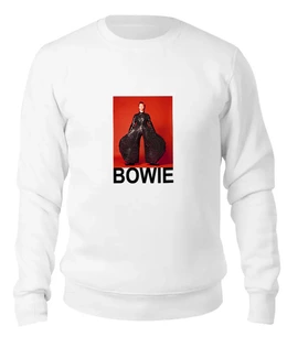 Заказать свитшот в Москве. Женский свитшот хлопковый David Bowie от cherdantcev - готовые дизайны и нанесение принтов.