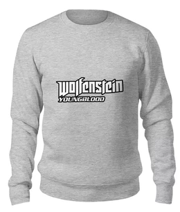 Заказать свитшот в Москве. Женский свитшот хлопковый Wolfenstein от THE_NISE  - готовые дизайны и нанесение принтов.
