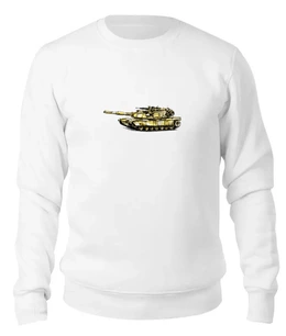 Заказать свитшот в Москве. Женский свитшот хлопковый Абрамс (танк) от printik - готовые дизайны и нанесение принтов.