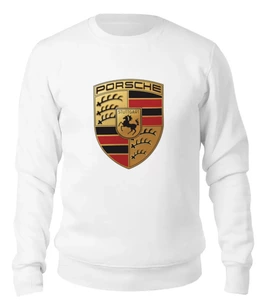 Заказать свитшот в Москве. Женский свитшот хлопковый Porsche от DESIGNER   - готовые дизайны и нанесение принтов.