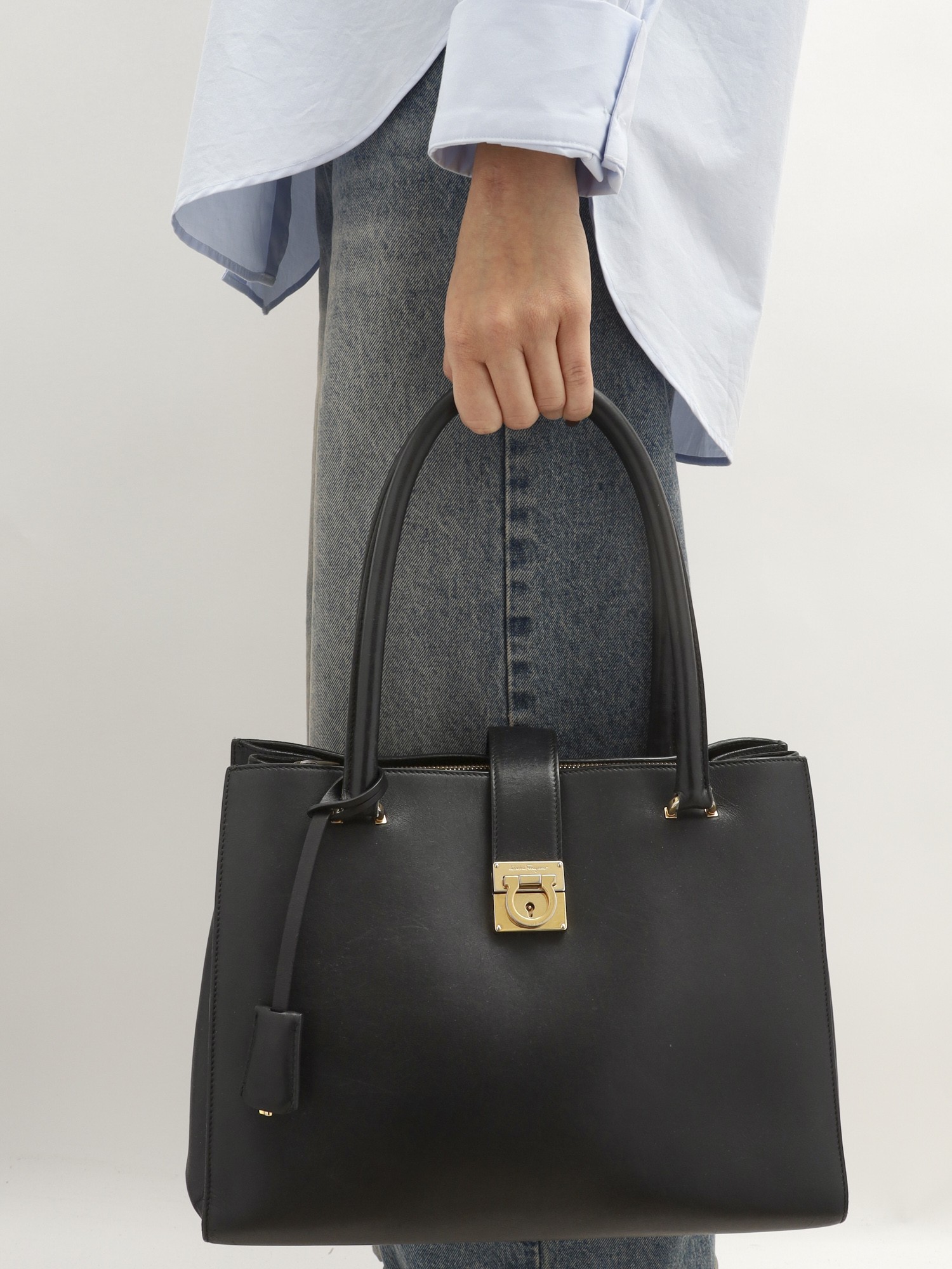 Salvatore Ferragamo Leather Bag  1