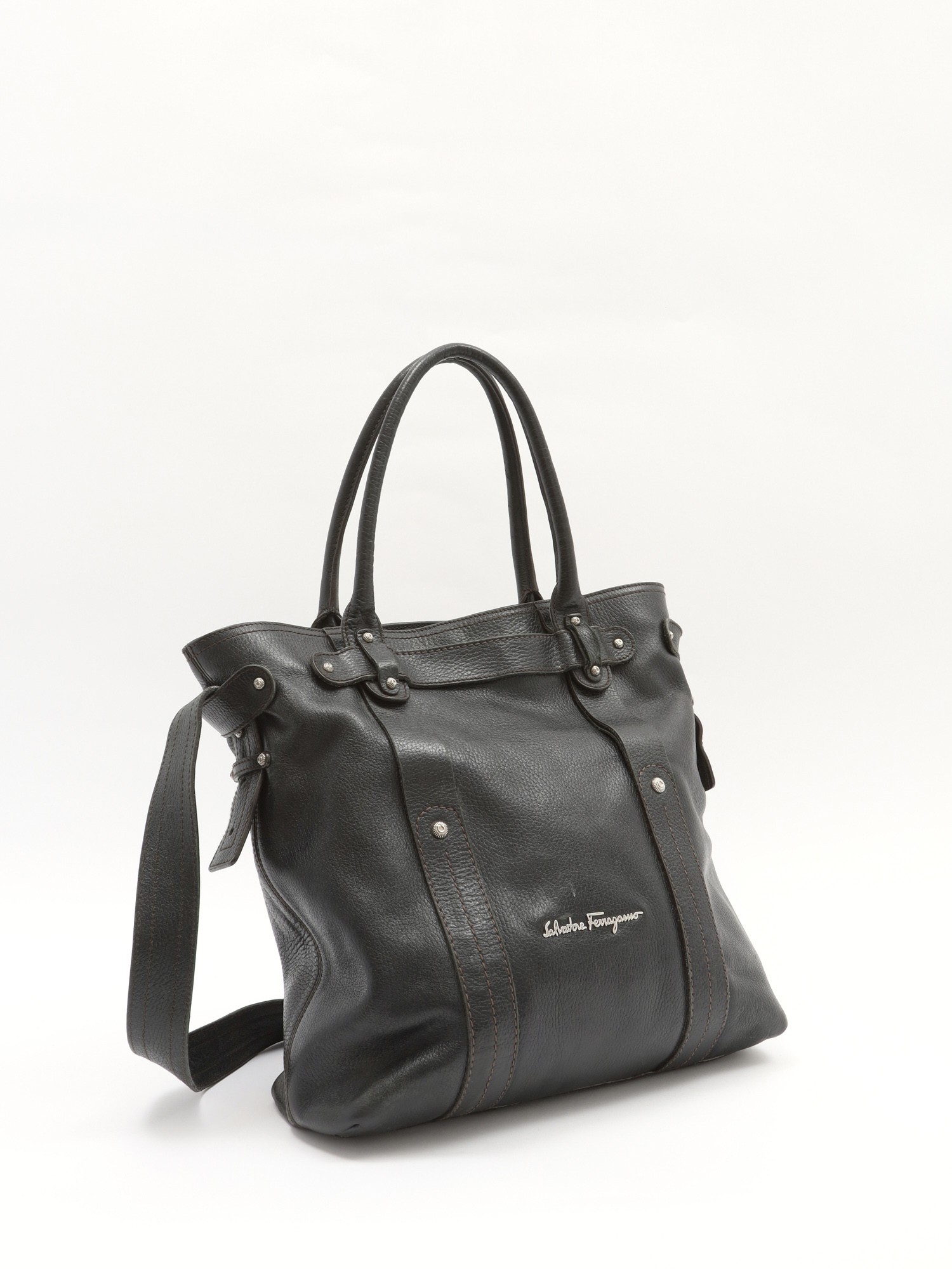 Salvatore Ferragamo Leather Bag 2