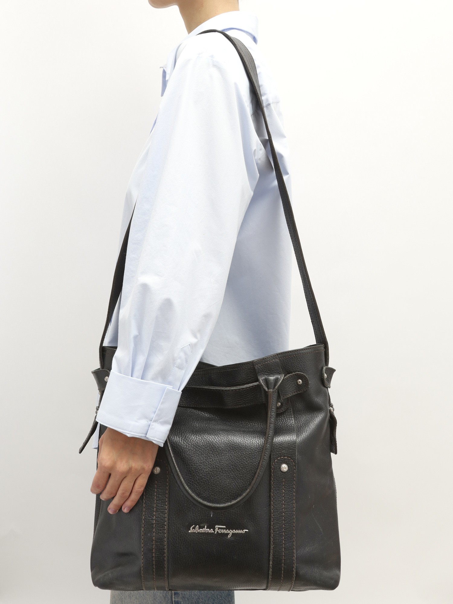 Salvatore Ferragamo Leather Bag 1