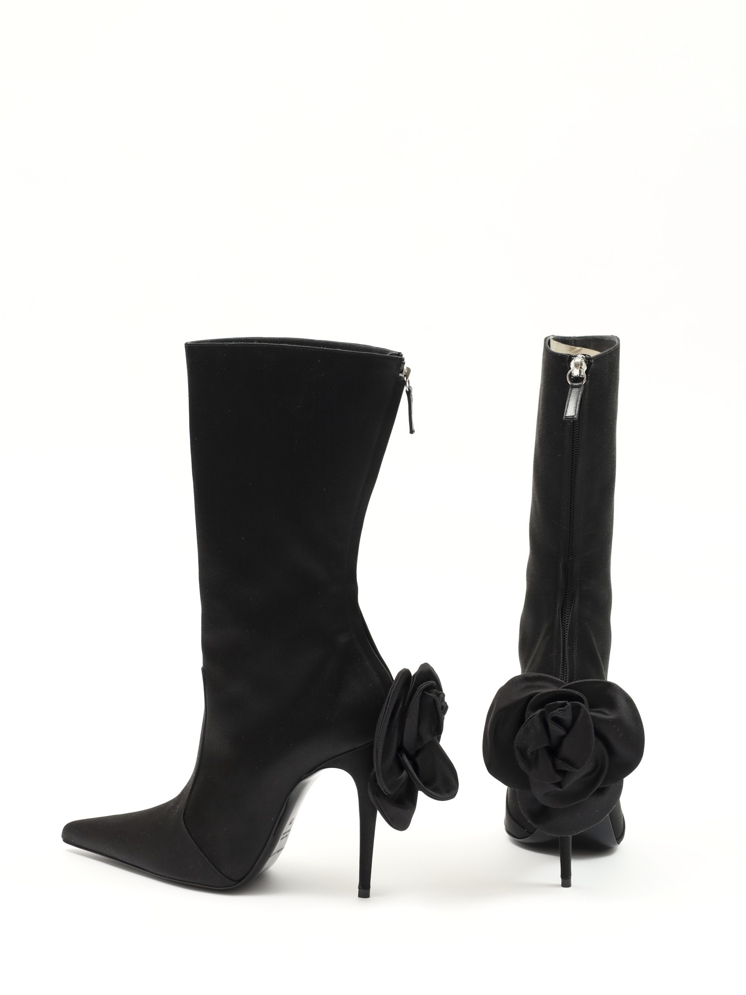 Magda Butrym Sharp Pointed Flower Boots 40 4