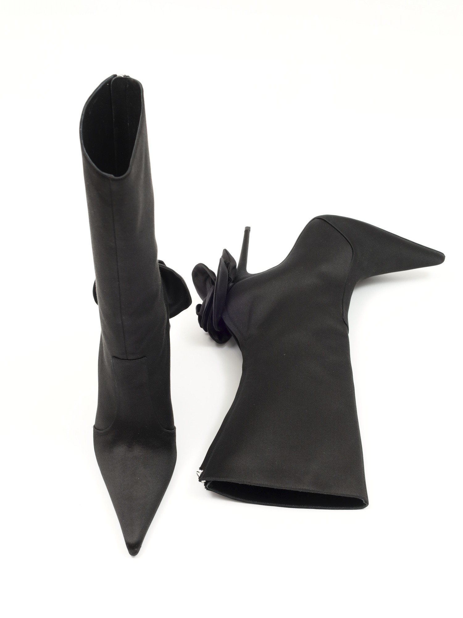 Magda Butrym Sharp Pointed Flower Boots 40 6