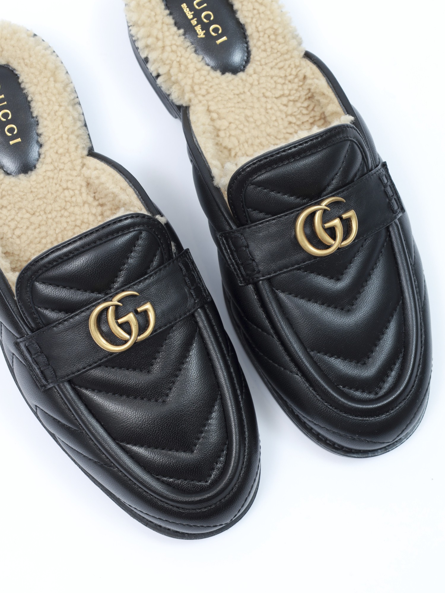 Gucci Fur Mules 38 6