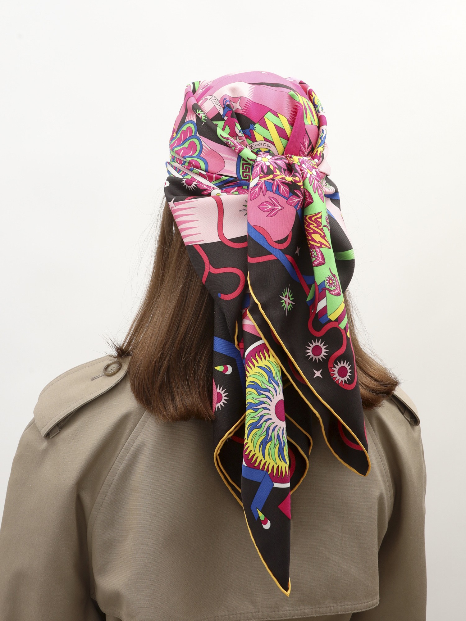 Hermes Silk Scarf  1