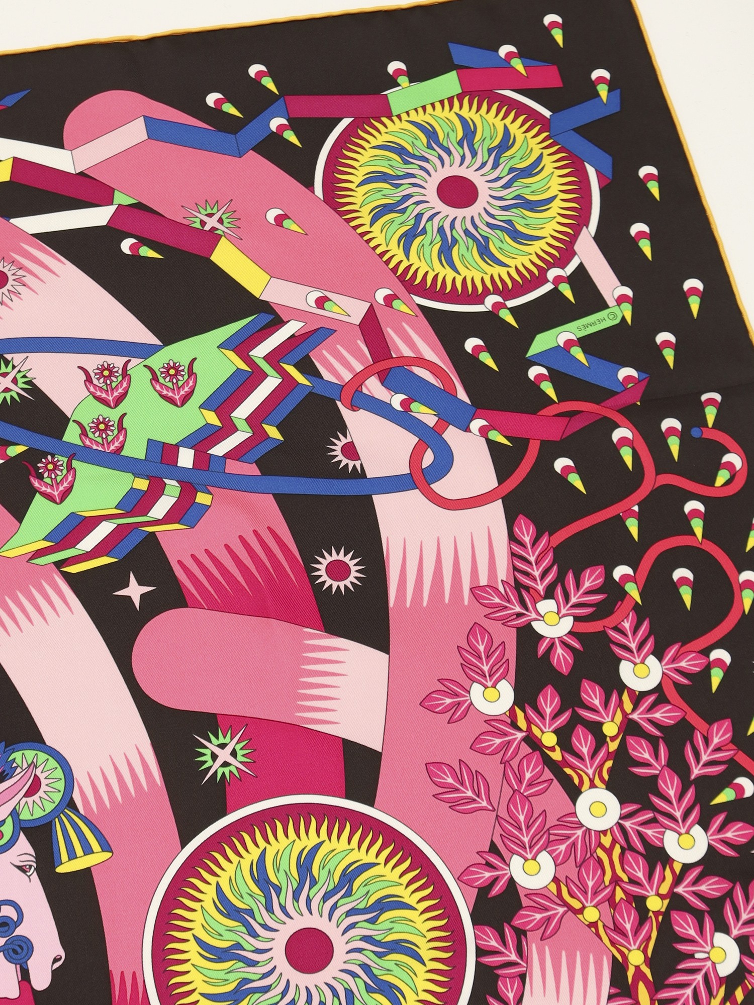 Hermes Silk Scarf  4