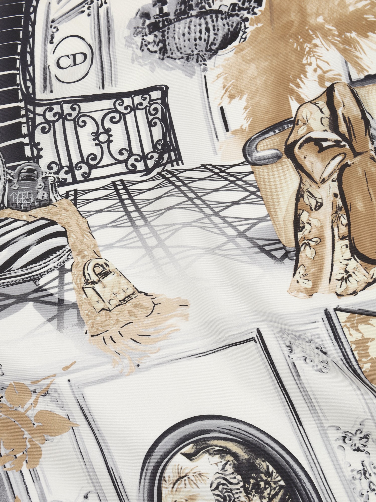 Christian Dior Silk Scarf 3