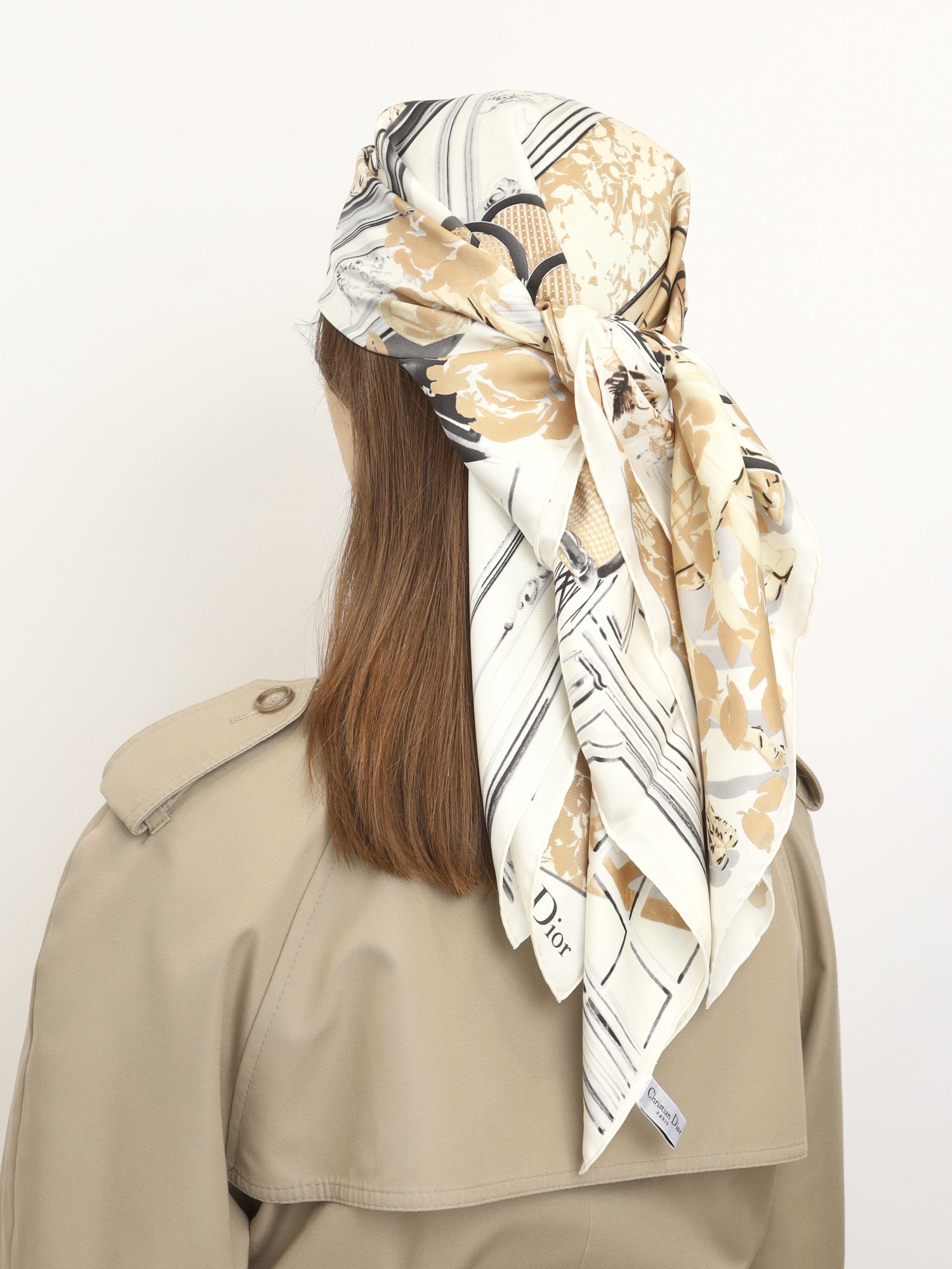 Christian Dior Silk Scarf 1