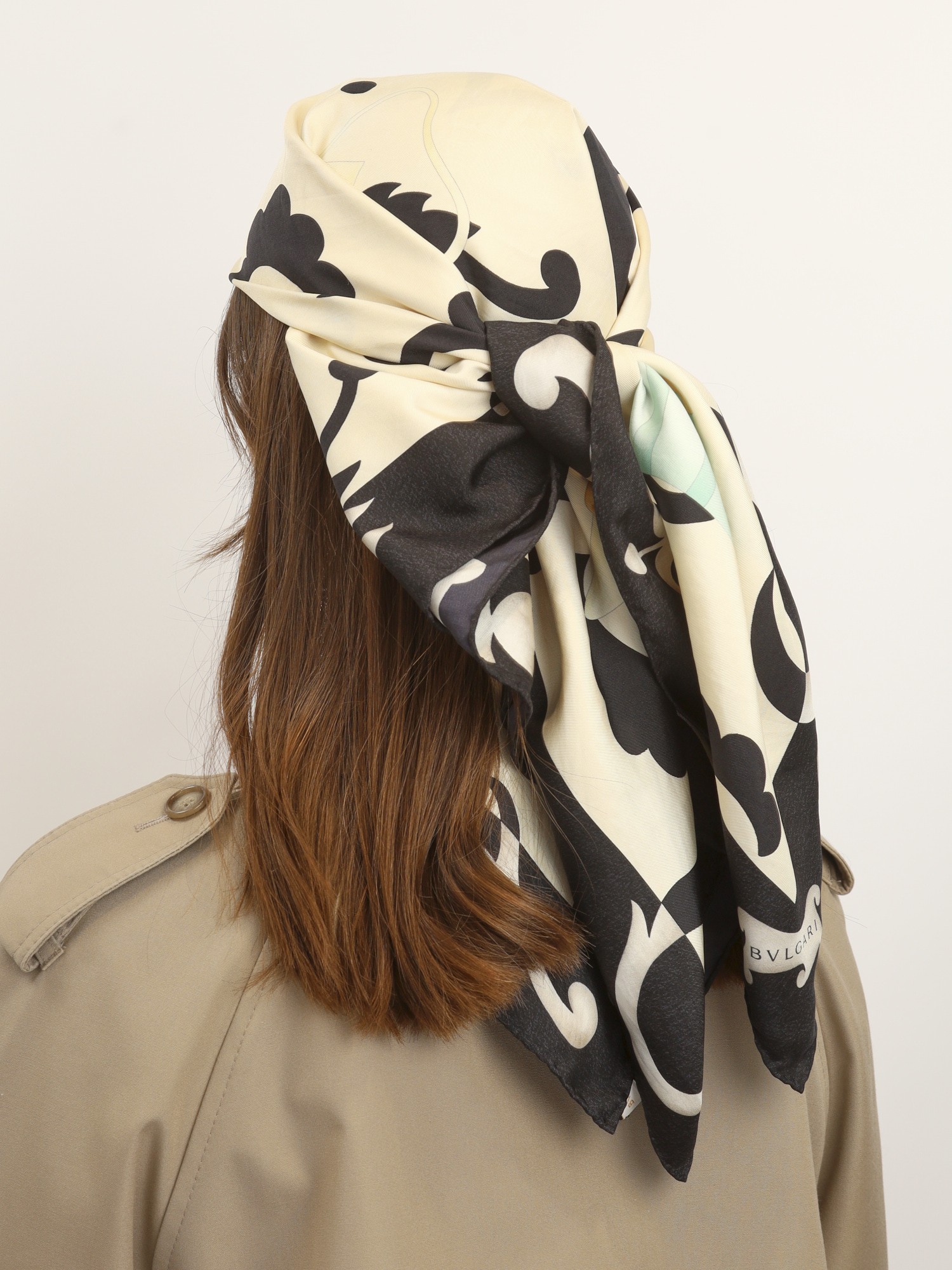 Bvlgari Silk Scarf  1
