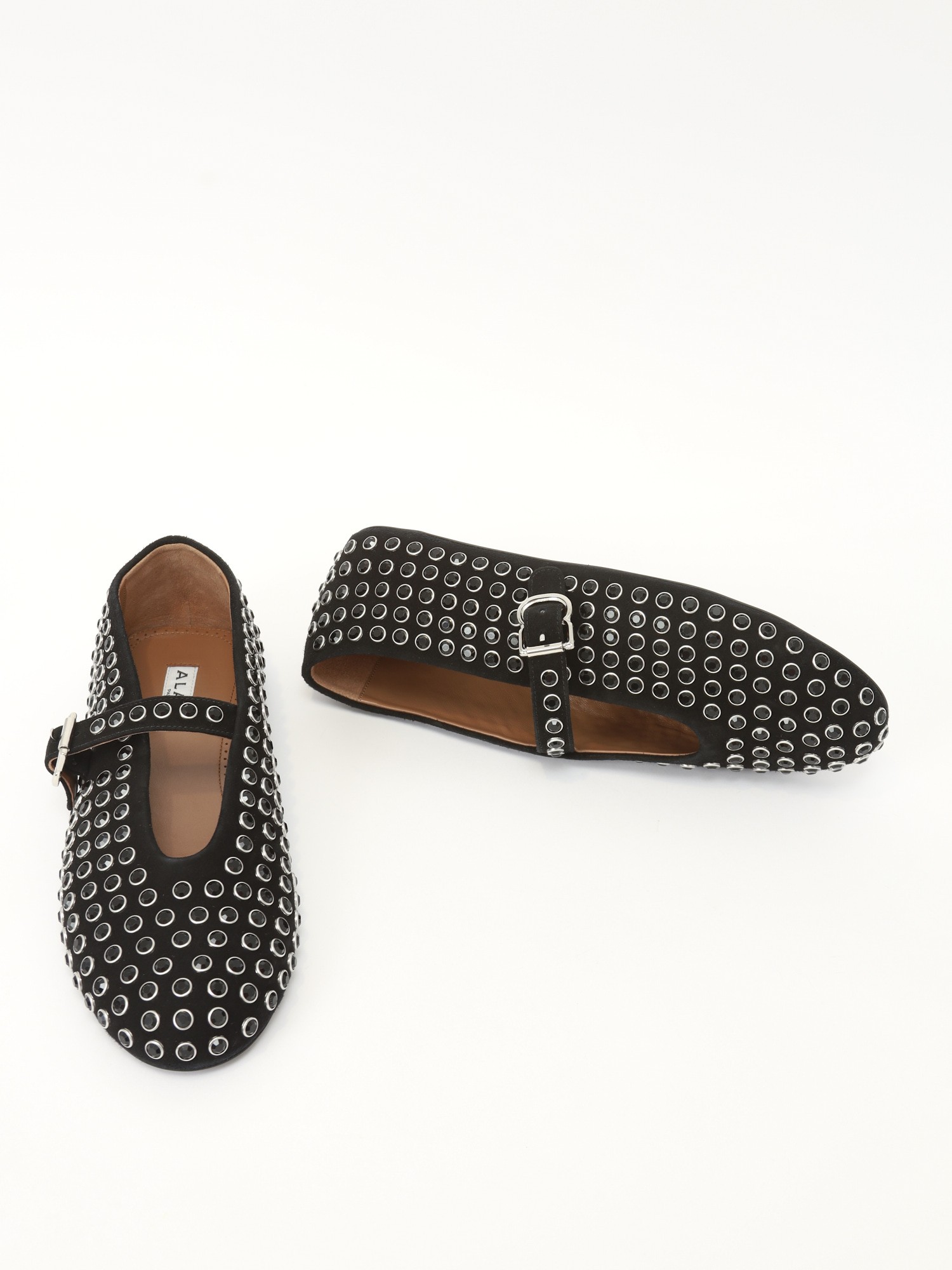 Alaia Strass Ballet Flats 37 5