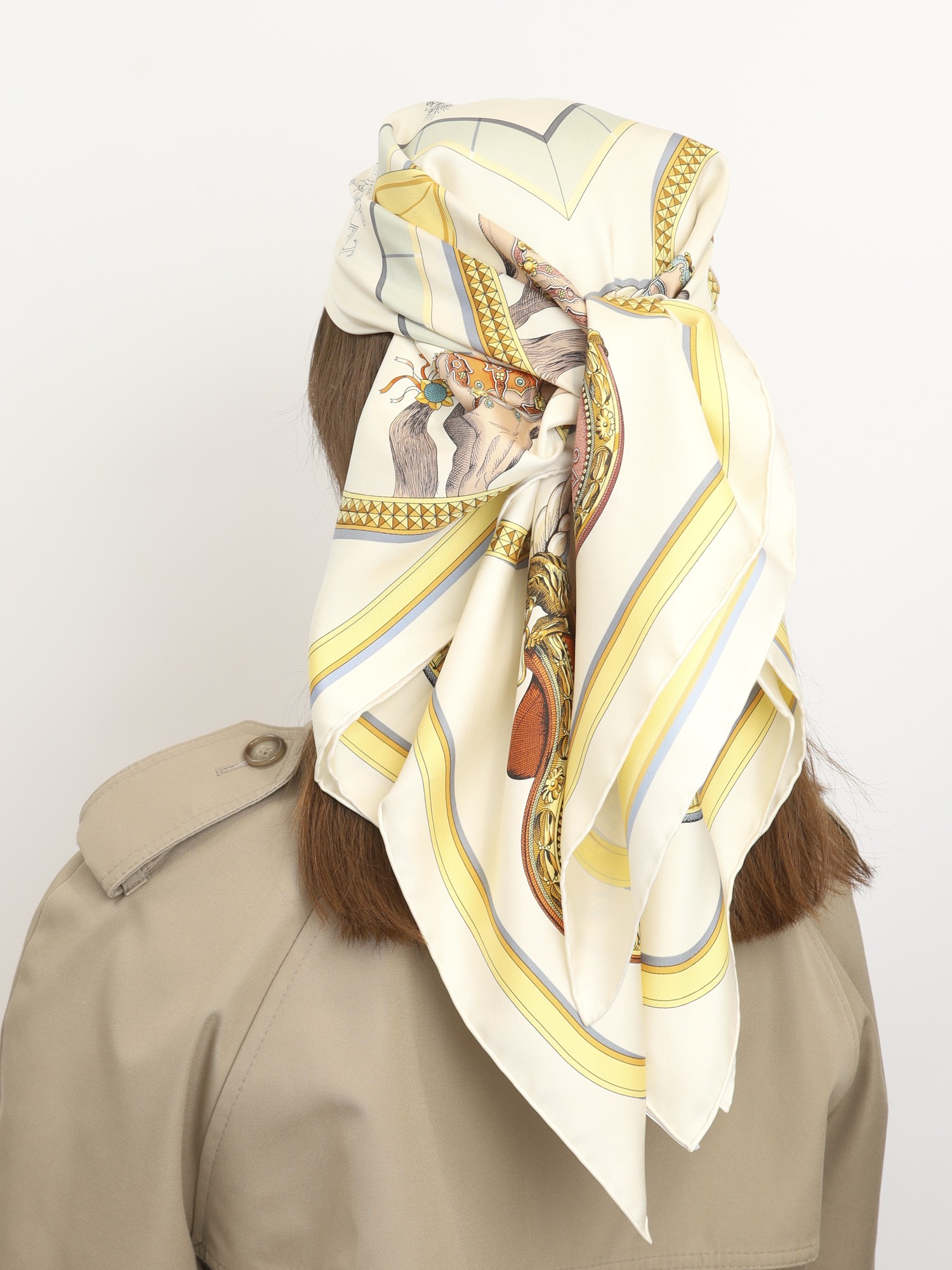 Hermes Silk Scarf 1