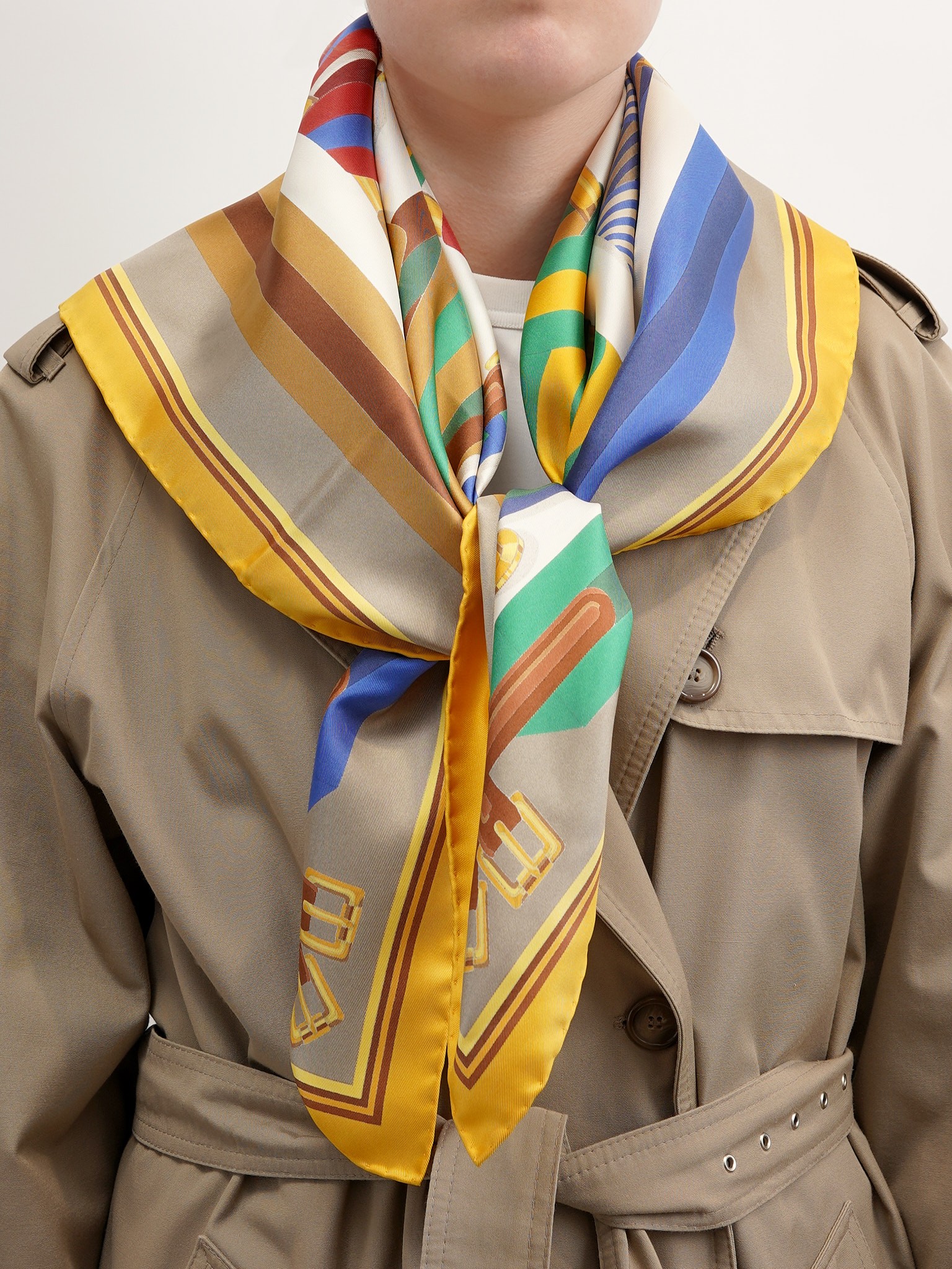 Hermes Silk Scarf 1