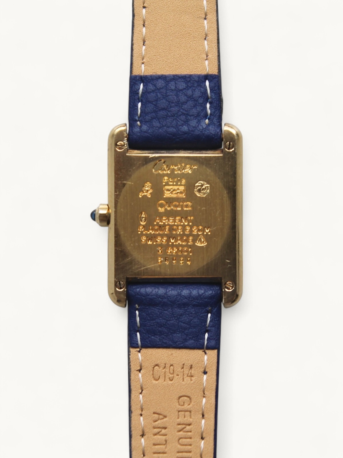 Cartier Must Tank Vermeil 3 4