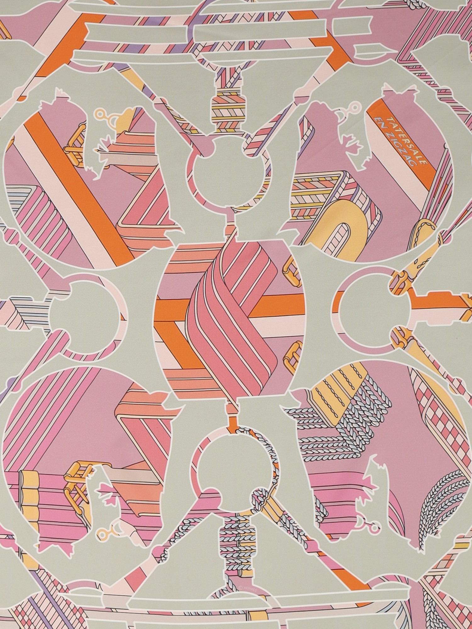 Hermes Silk Scarf  4
