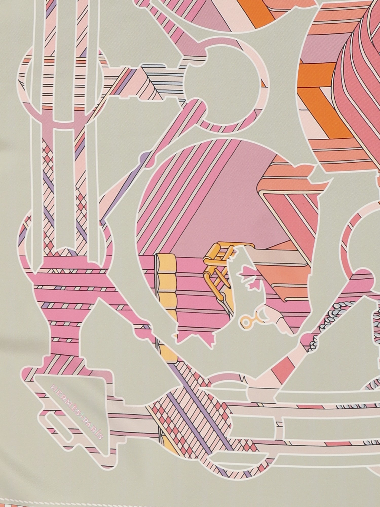 Hermes Silk Scarf  5