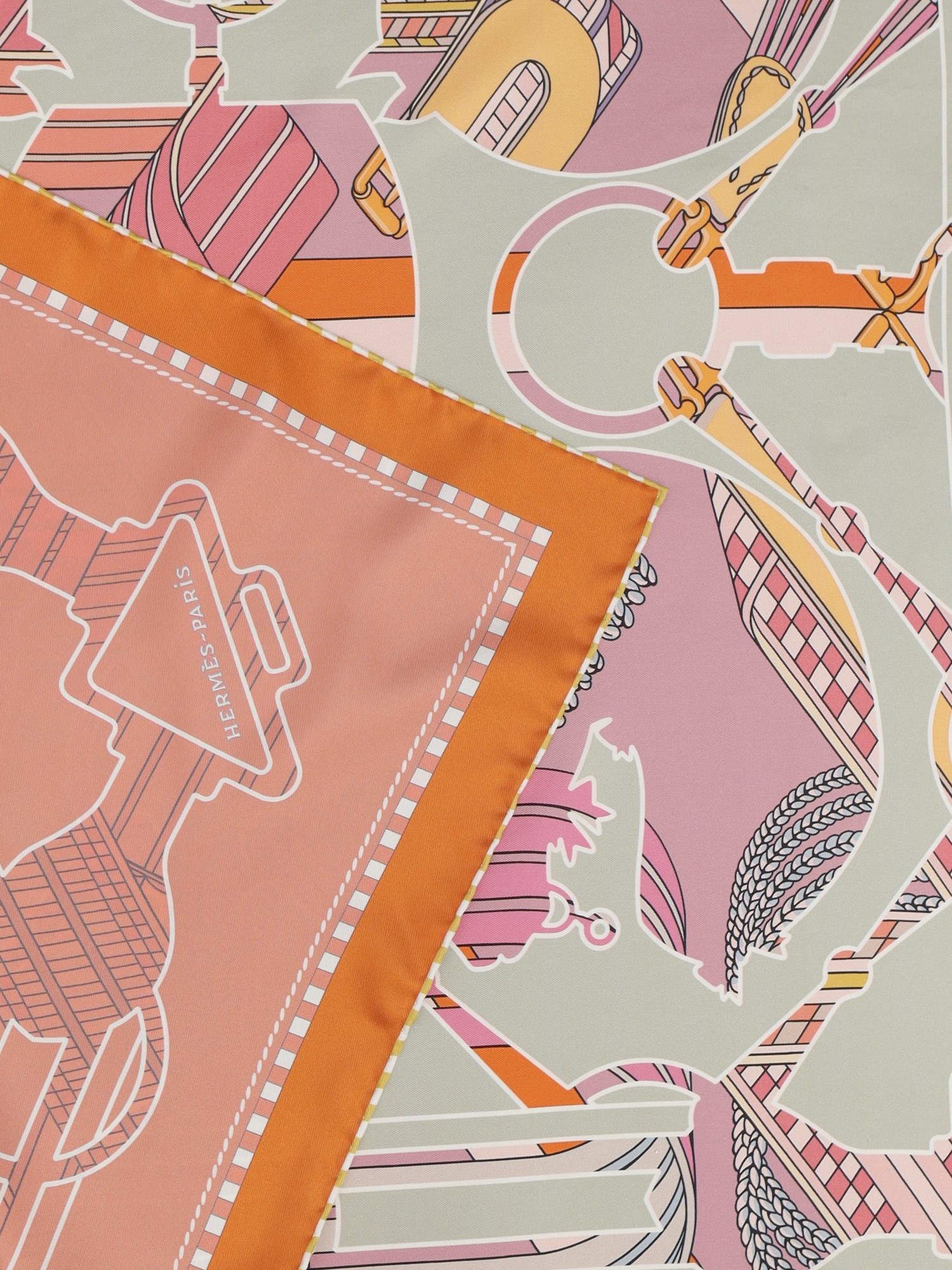 Hermes Silk Scarf  7
