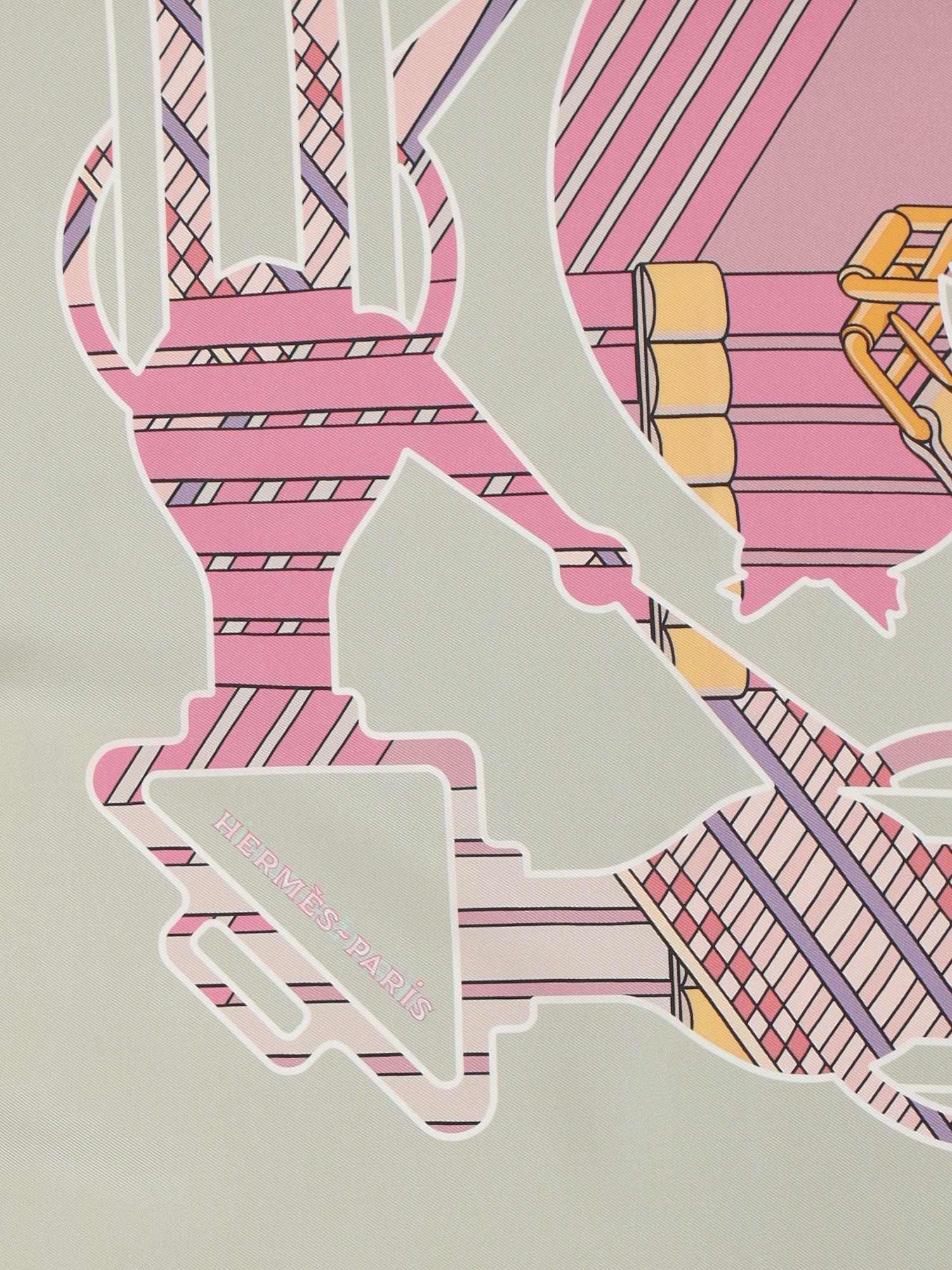 Hermes Silk Scarf  6