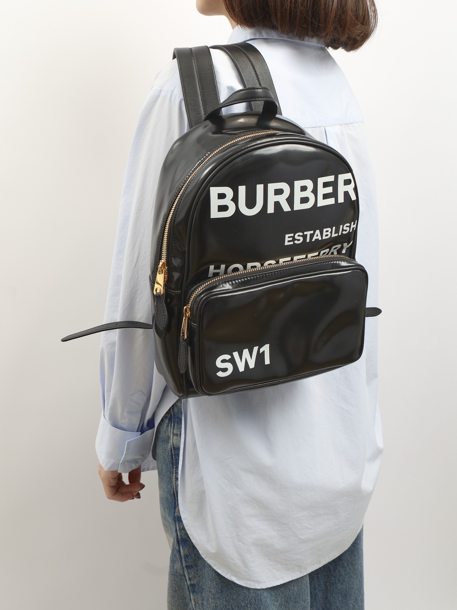 Burberry Leather Bag 1