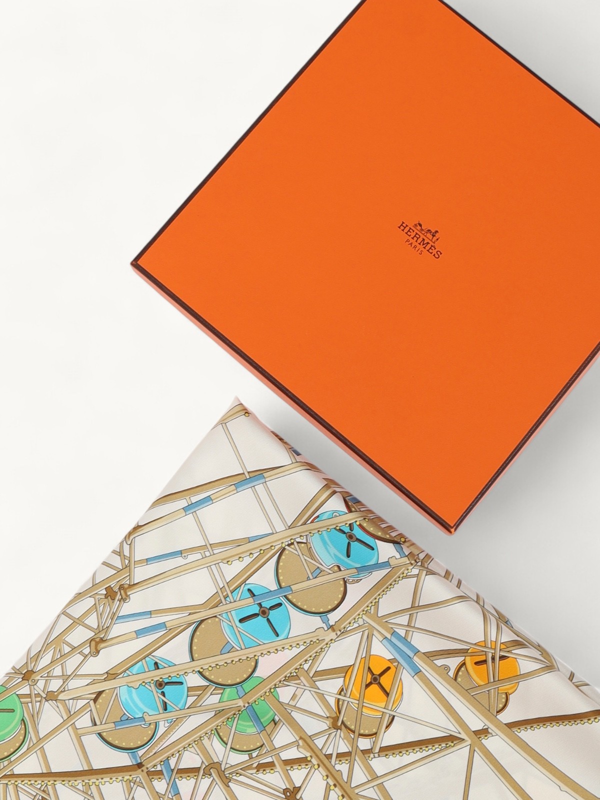Hermes Silk Scarf  4