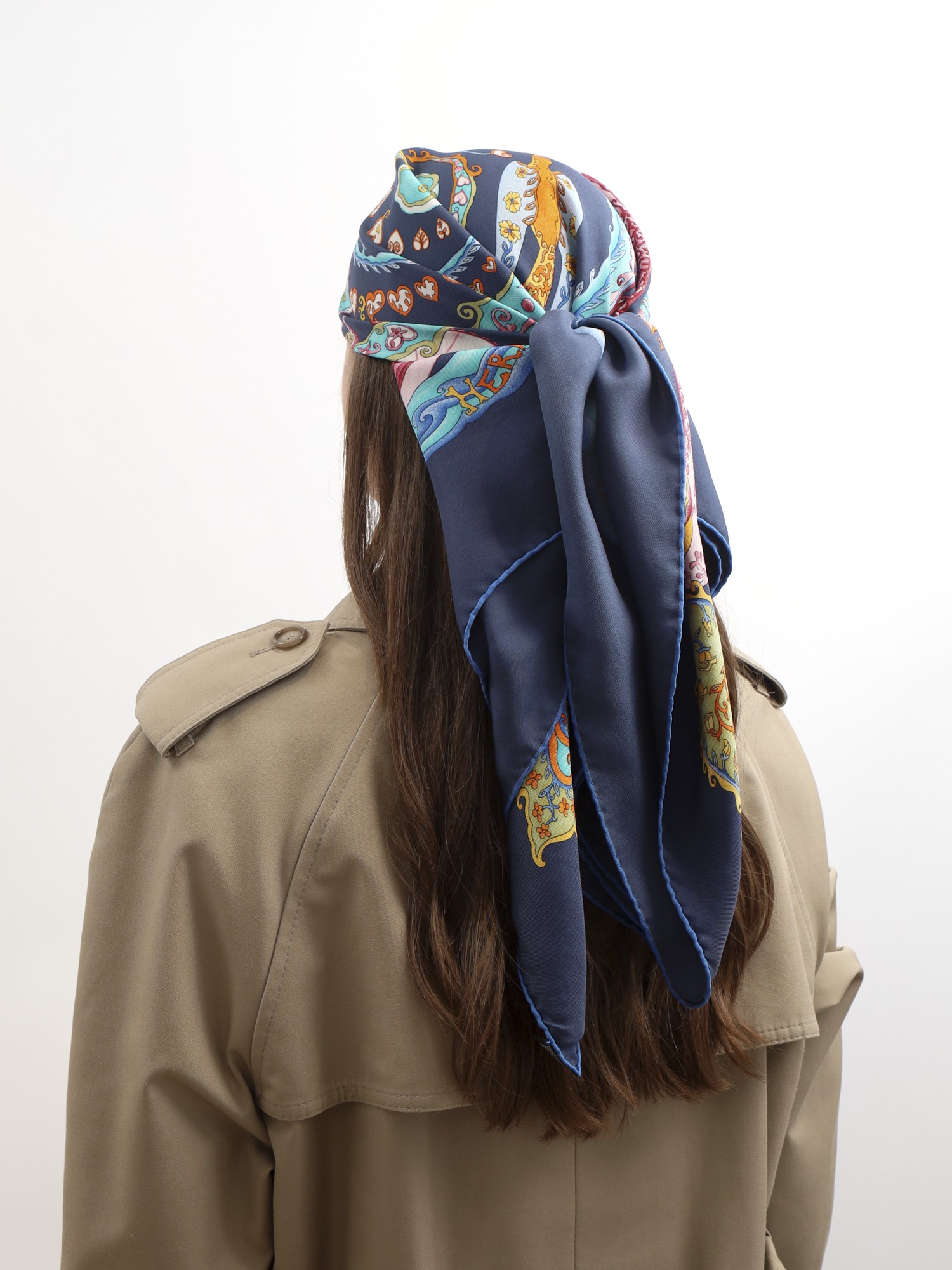 Hermes Silk Scarf 1