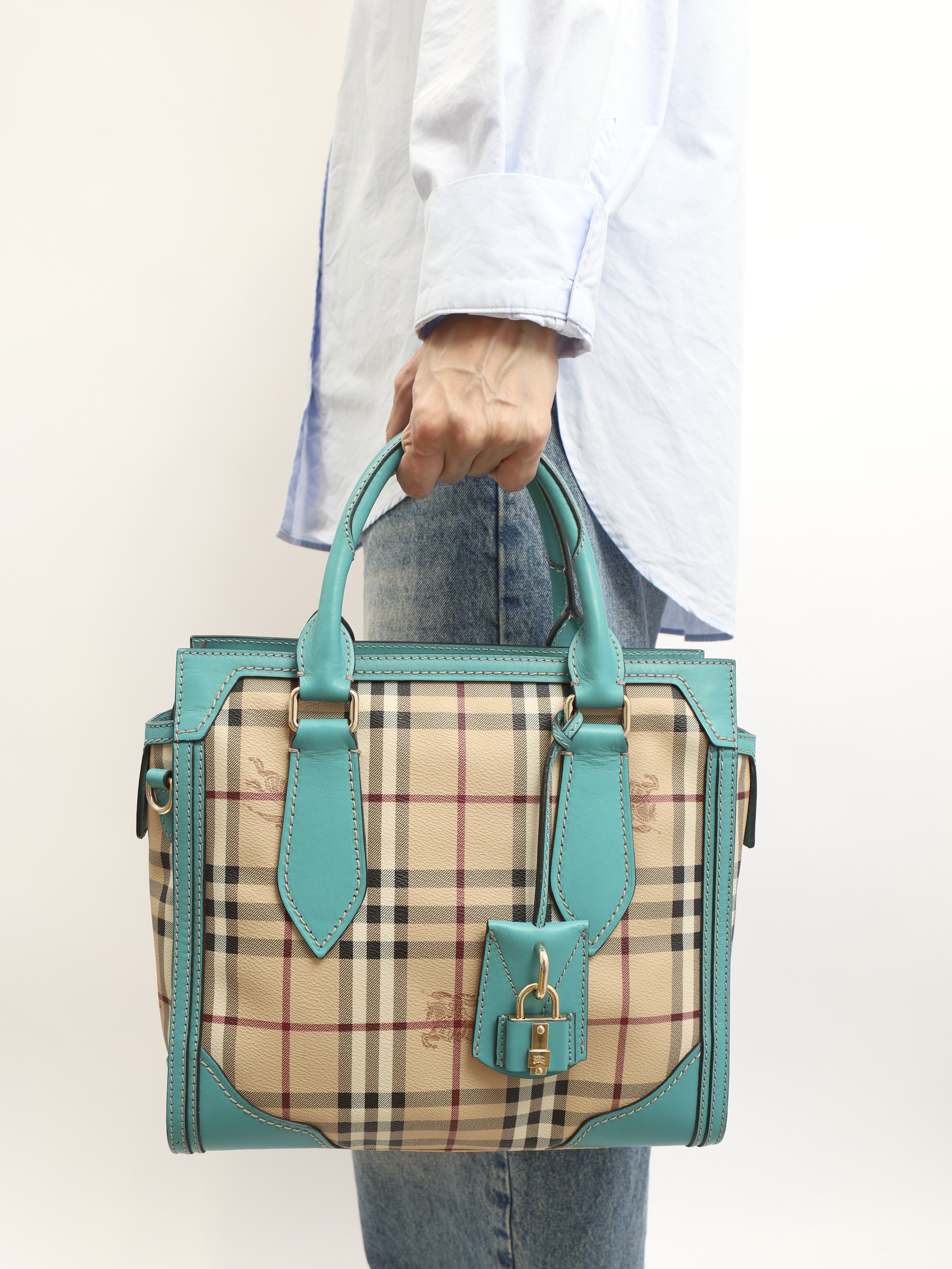 Burberry Leather Bag 1