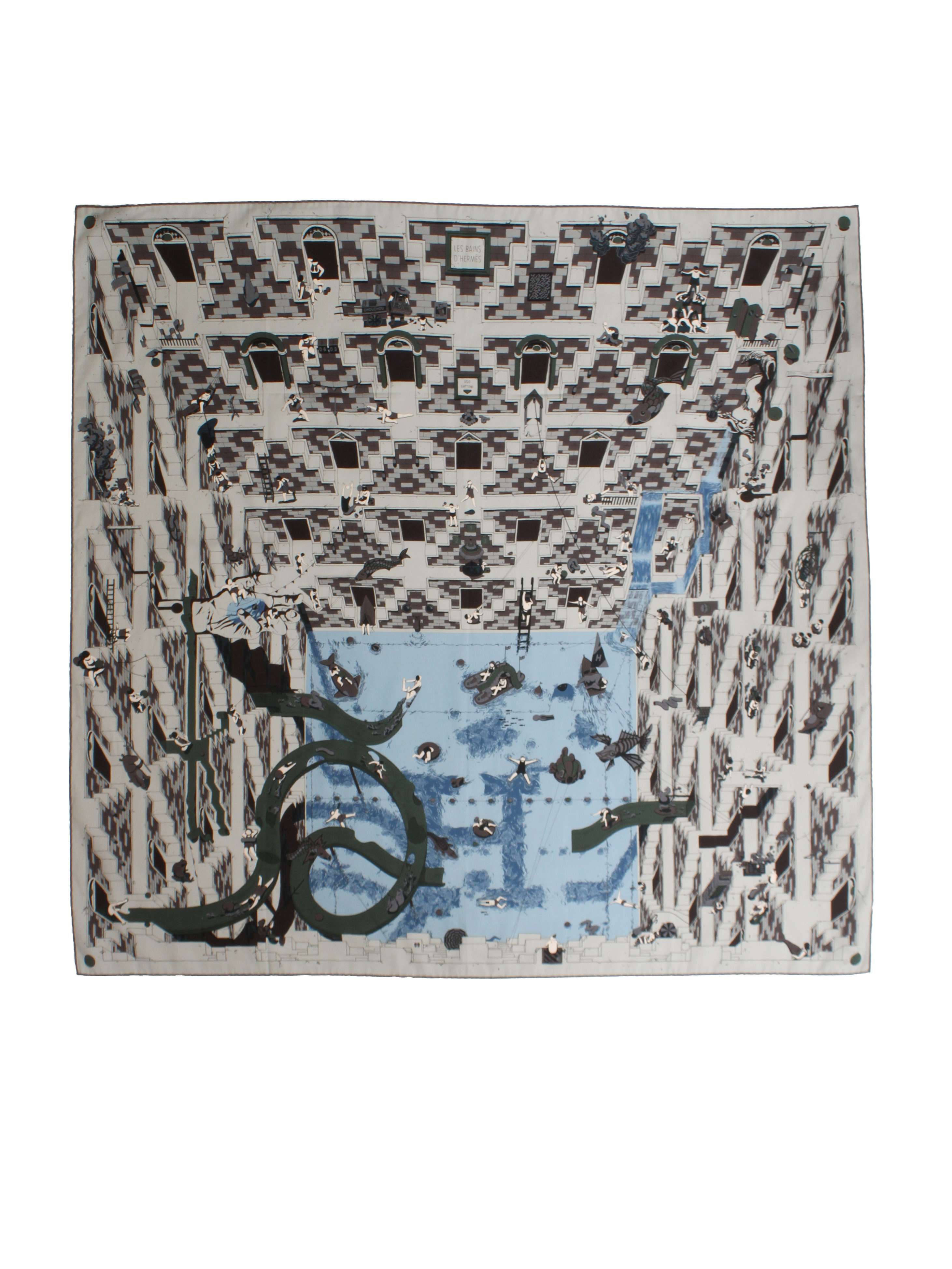 Hermes Silk Scarf 